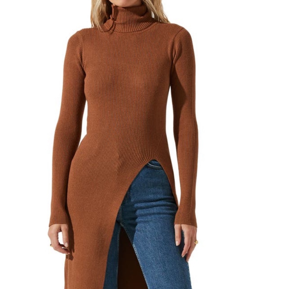 Long turtleneck sweater/top as new